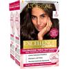 L'Oreal Paris L'Oréal Paris Tinta Permanente Excellence Creme 3 Castano Scuro Colorazione Triplo Trattamento Copre 100% dei Capelli Bianchi Lunga Durata con Acido Ialuronico - 2 Tinte