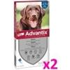 ELANCO ADVANTIX 25-40KG 6 PIPETTE X2