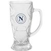 Generico Boccale di vetro da birra 660ml compatibile con Napoli Calcio