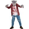 W WIDMANN MILANO Party Fashion - costume da lupo mannaro per bambini, costume da animale, Halloween