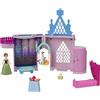 Mattel Disney Frozen - Set Componibili Castello di Anna ad Arendelle, playset con bambola, Olaf e 7 accessori inclusi, ispirato al film, giocattolo per bambini, 3+ anni, HPV77