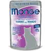 Monge Superpremium Tonno Con Manzo Bustine da 80g Gatti Adulti