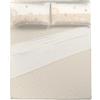 THUN - Set Letto federa beige - Linea Elegance - 100% cotone - M
