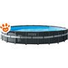 Intex Piscina Rotonda XTR Frame (732x732x132cm) con Pompa a Sabbia Art. 26340 - Ultra XTR Frame (Ø732x132cm)