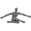 Home ESPRIT Figura decorativa grigia 57 x 19,5 x 26,8 cm