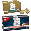 GOURMET Set Prova Multigusto 48x85G e 60x85G Gourmet Cat Perle Filettini e Gold Mousse MIX MULTIGUSTO