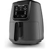 Karaca Air Pro Cook XL 2 in 1 Airfryer Spazio Grigio Nero, Fritta, Yogurt Casalingo, Verdure secche Frutta, Griglia, Less Fat Technology, Piatti alla griglia e succosi