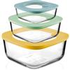 GUZZINI Set 3 Contenitori Ermetici con Coperchio