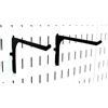 Wall Control Pegboard 10-er-106 B 15,2 cm REACH Extended Slotted Hook pair forata in metallo ganci per pannello forato e scanalato strumento Board, 10-ER-106 B