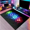 Nhemeylp Tappeto da gioco per camera dei ragazzi, tappetino da gioco antiscivolo, tappeto da gioco colorato per camera da letto, soggiorno, sala giochi, decorazione, tappeto da gamepad stampato per
