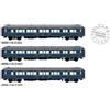 L.S. Models Models Word 1006-1 H0 1:87 - treno "Bombay Express" set di 3 carrozze CIWL di Ep