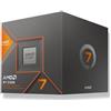 AMD Processore AMD Ryzen 7 8700G (Grafica integrata Radeon. Ryzen AI. 8 core / 16 thread. TDP 65W. Socket AM5. Cache da 24 MB. Frequenza boost fino a 5,1 GHz. Dissipatore Wraith Stealth incluso)