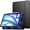 TiMOVO Cover per iPad Air 11 Pollici (M4/M3/M2-2026/2025/2024),Custodia per iPad Air 5a/4a Gen 10,9 (2022/2020), Custodia con Supporto Trifold Magnetico,Supporta Apple Pencil Pro/USB-C, Nero
