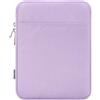 Dadanism 9-11 Custodia Protettiva Sacchetto per iPad (A16) 11, iPad Air 11 M4/M3, iPad Pro 11 M5/M4, iPad 10a Gen 10,9, iPad 9/8/7a Gen 10,2, Galaxy Tab A11+ 11, Tab M11 11, Viola Grigio