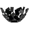 Alessi MT02 B La Stanza dello Scirocco Fruttiera in acciaio colorato Nero