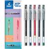 PILOT G-Tec C4 - Penna a sfera con inchiostro gel, punta da 0,4 mm, linea da 0,2 mm, confezione da 5, colori: nero, blu, rosso, verde e viola - Confezione regalo in busta