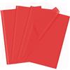 HJYODY 50 fogli di carta velina rossa, 70 x 50 cm, carta velina per confezioni regalo, riempitivo natalizio, fiori, arte, artigianato, fai da te, compleanno, matrimonio, decorazione regalo