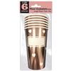 surprisez vous Sorprisez - Bicchiere a forma di cuore in oro rosa, personalizzabile, 50 cl (x6), rif. APGCRG
