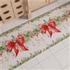 PETTI Artigiani Italiani - Tappeto Cucina Natalizio, Passatoia Cucina Natalizio, Antiscivolo e Lavabile, Tappeto per Natale 52x240 cm, Ghirlanda, Made in italy