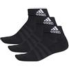 Adidas Cushioned, Calzini Unisex-Adulto, Nero/Nero/Nero, M