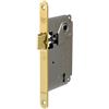effedielle® Serratura AGB serie Centro ottonata verniciata tipo Patent - solo scrocco FRONTALE MM 18