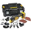 DeWalt DCS355D2-QW Utensile Multi-Funzione ad oscillazione, 2.0 Ah, motore Brushless, con doppia batteria in valigetta, 18 volts