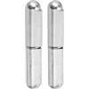 QUARKZMAN Cerniere per Porte Pesanti, 2pz 3 Lungo 5/8 Dia - Cerniera per Porta in Acciaio Inox Cerniera per Porta per Cancello Metallico, Porta Battente, Dia 5/16 Perno