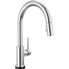 Delta Faucet Trinsic Touch Rubinetto da cucina cromato, rubinetti da cucina cromati con spruzzatore estraibile, rubinetto per lavello da cucina, rubinetto touch per lavello da cucina, tecnologia Delta