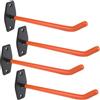 Maclean Set di 4 supporti da parete per pneumatici ruote scale acciaio bicicletta carico massimo 60kg per supporto MC-437