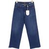 LIU JO Tasche Risvolto Jeans Da Donna W30 L29 Blu Dritti Lavati