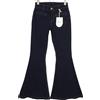 Liu Jo Parfait Super Bea Jeans Da Donna W28 Neri Bootcut Zip Alta Vita