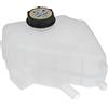 QUARKZMAN Radiatore Raffreddamento Espansione Serbatoio Con Tappo 1 Pezzo | Materiale: Plastica. Colore: Bianco. Dimensioni: 25x20x10cm. Numero Parte: 1504818. Per Ford Fiesta MK7 1.25 44Kw 2008-.