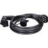 KS Tools 117.7190 Cavo di ricarica efuturo diritto, tipo 2 su connettore tipo 2, 3 fasi, fino a 22 kW, 32 A, 400 V, modalità 3, 5 metri