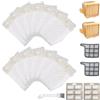 Arcets Kit 12 Sacchetti compatibile per Folletto VK135 VK136 FP 135 FP 136 | 12 Sacchetti Aspirapolvere Microfibra a 5 Strati con 2 Filtri HEPA, Filtri Motore e Spazzolino