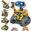PLAXSOON Robot Telecomandato 5 in 1, Giocattolo di Costruzione Meccanica 520 PCS con Applicazione, Modello Robot Tank Car Dinosauro, RC Ricaricabile, Regalo Compleanno Bambini 6-12 Anni