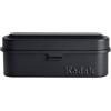 Kodak Film Case-5 rotoli di pellicola da 35 mm, compatta, in acciaio, per ordinare e proteggere i rotoli di pellicola(Nero)(pellicola non inclusa)