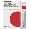 HCS SRL Face D Pure Drink Collagene & Acido Ialuronico 30 Pezzi Da 15 ml