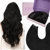 Fshine Extension Capelli Veri Tessitura 80g 30cm Nero, Extension Capelli | Extension Tessitura, Struttura Stabile, Capelli Umani Remy, Per Variare il Volume, Per Chi Ama Nuovi Look