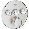 Grohe Grohtherm SmartControl rubinetto doccia da incasso con termostatico, 29121DC0, Grohtherm SmartControl supersteel [Rubinetteria Bagno > Rubinetteria Doccia]