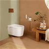 hansgrohe LivaFine smart WC sospeso con AquaHelix Flush, con sedile WC, 63024450, LivaFine bianco [WC > Smart WC]