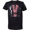 Metal Gear Solid da donna Diamante Cani a maniche corte, taglia M, colore: nero