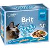 BRIT Premium by Nature Cat Delicate Fillets in Gravy Family Plate 12x85g cibo umido in salsa per gatti adulti