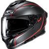 HJC Casco C71 QUEZ Nero Rosso HJC