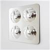 TICK IT Specchio a 4 Bolle - Esperienza Visiva Divertente per Bambini 49x49 cm