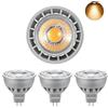 I-SHUNFA MR16 lampadine LED,AC/DC 12V,5W sostituzione lampadina per 50W lampadine alogene,500LM bianco caldo 3000K Spotlight,non dimmerabile 45 ° angolo di fascio LED Spot (confezione da 4)