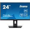 iiyama iiyama ProLite XUB2492QSU-B1 - Monitor a LED - 24 - 2560 x 1440 WQHD @ 100 Hz - IPS - 300 cd/m² - 1000:1 - 0.5 ms - HDMI, DisplayPort - altoparlanti - nero, opaco XUB2492QSU-B1