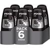 Axe Deodorante per uomo Roll On Black 50 ml - Confezione da 6