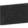 Geberit 115.882.DW.1 - Placca di comando , per risciacquo a 2 quantità, Nero Intenso, 24.6 x 16.4 x 1.2 cm