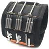 Kibon Braccialetto magnetico con 15 potenti magneti per tenere strumenti, chiodi, punte da trapano, gadget, regalo ideale per gli uomini