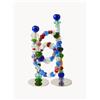 POLSPOTTEN Portacandele fatto a mano Beads - Colorato